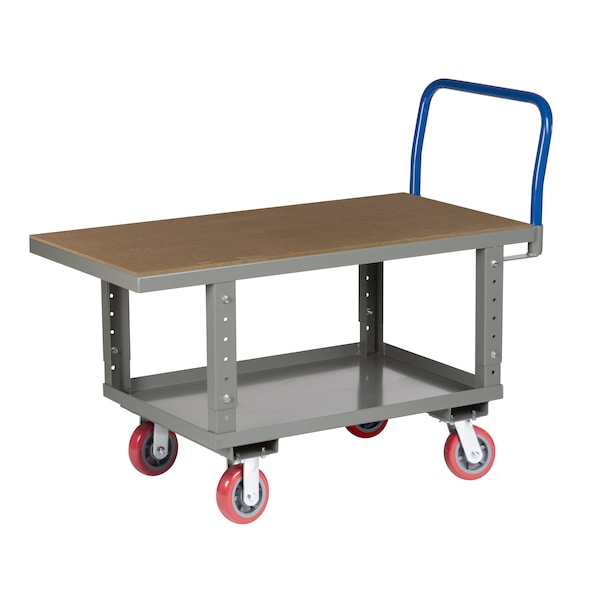 Platform Truck, Hardboard, Raised, 30x48